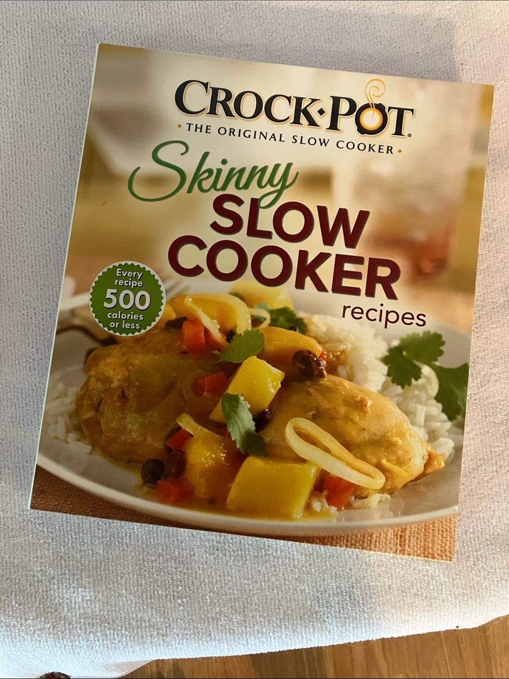 CROCK.POT The Original Slow Cooker Skinny SLOW COOKER recipes hardcover Book